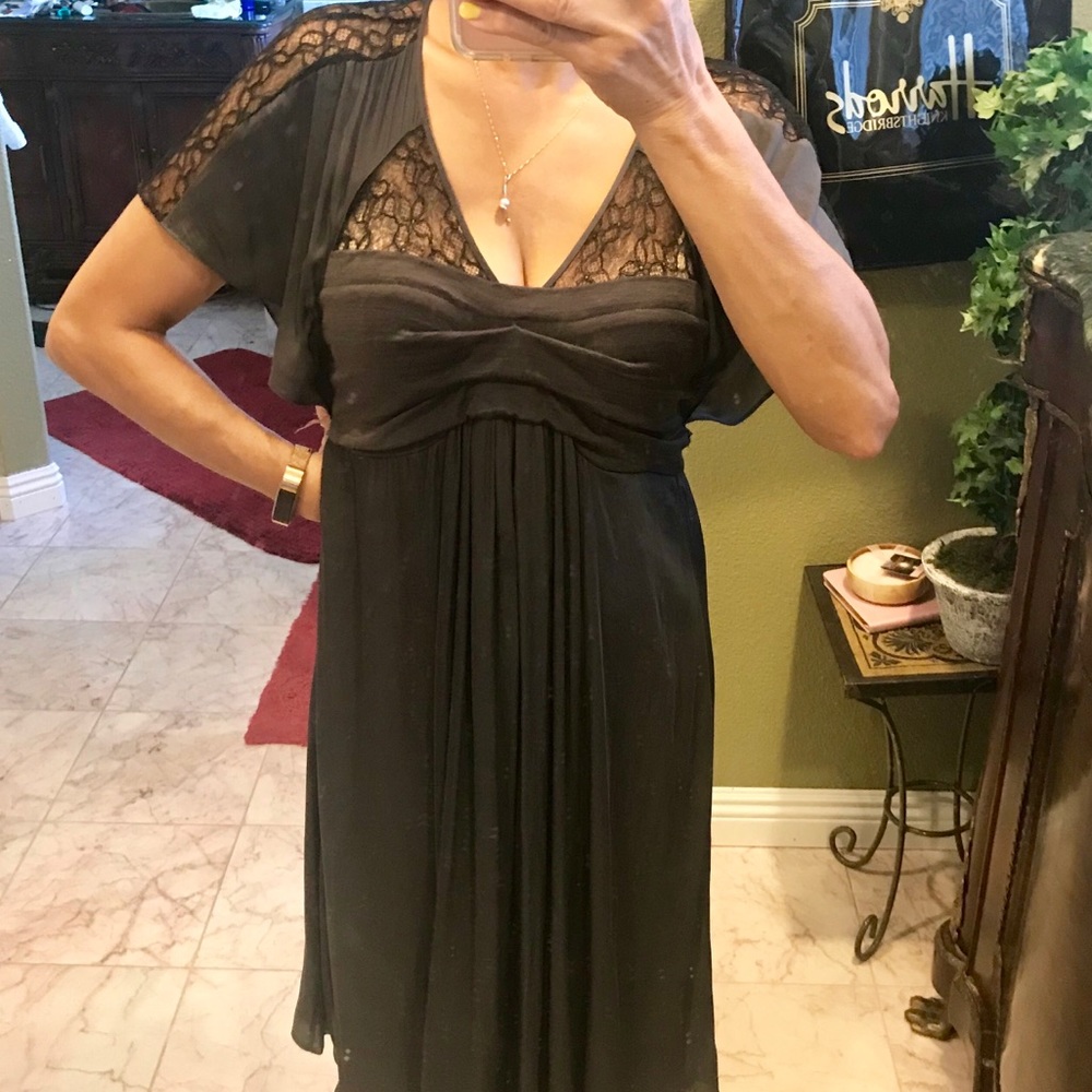Athé Vanessa Bruno charcoal gray dress 👗